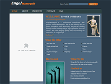Tablet Screenshot of angelmannequin.com